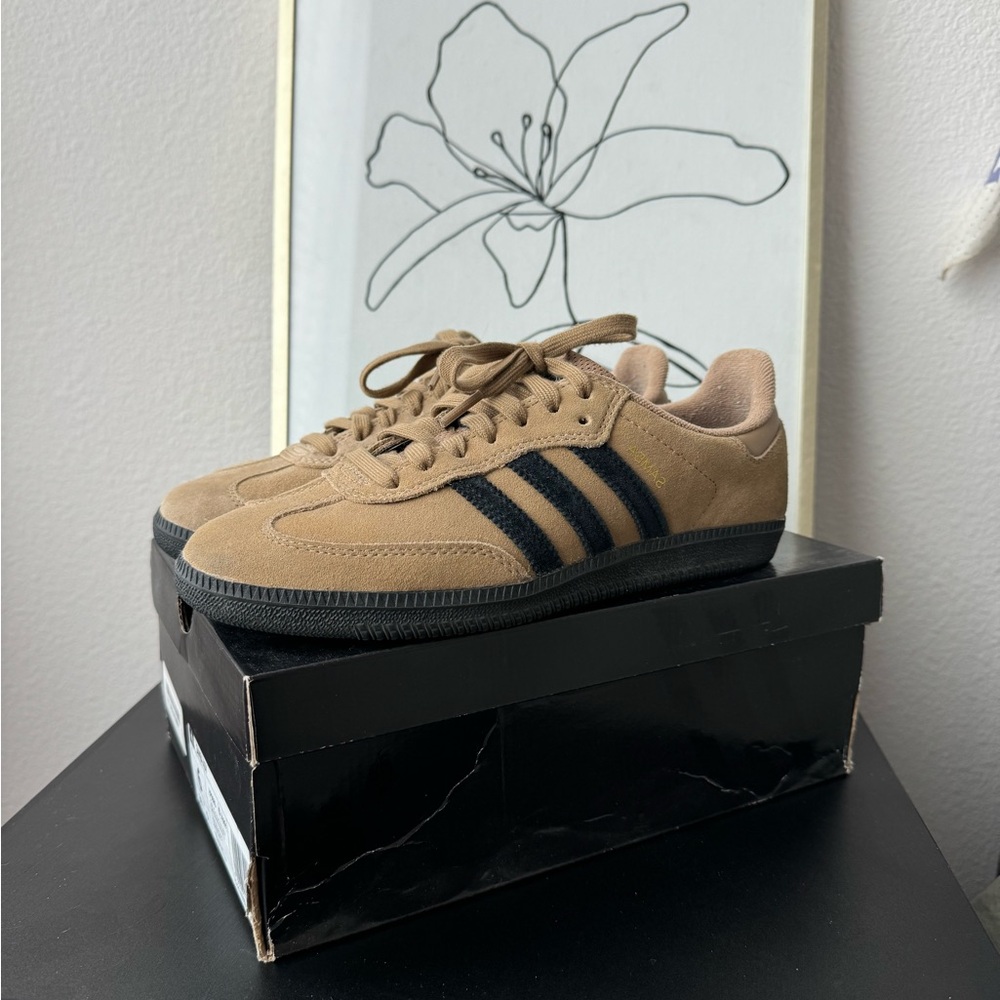 Adidas Samba Mirrored Line Skateboarding Shoes